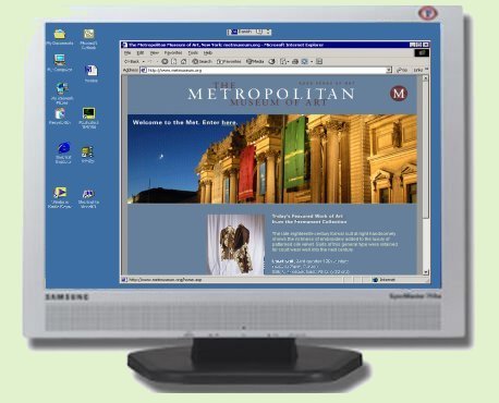 Windows XP Workstation with display size 1024x768